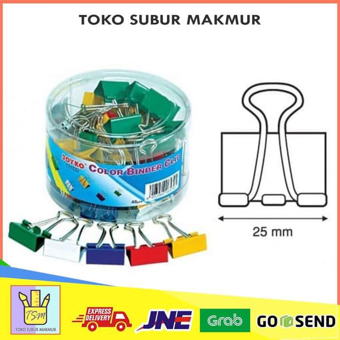 

ATK BINDER CLIP WARNA COLOR JOYKO PENJEPIT KLIP KERTAS GROSIR TERMURAH ATK STATIONARY