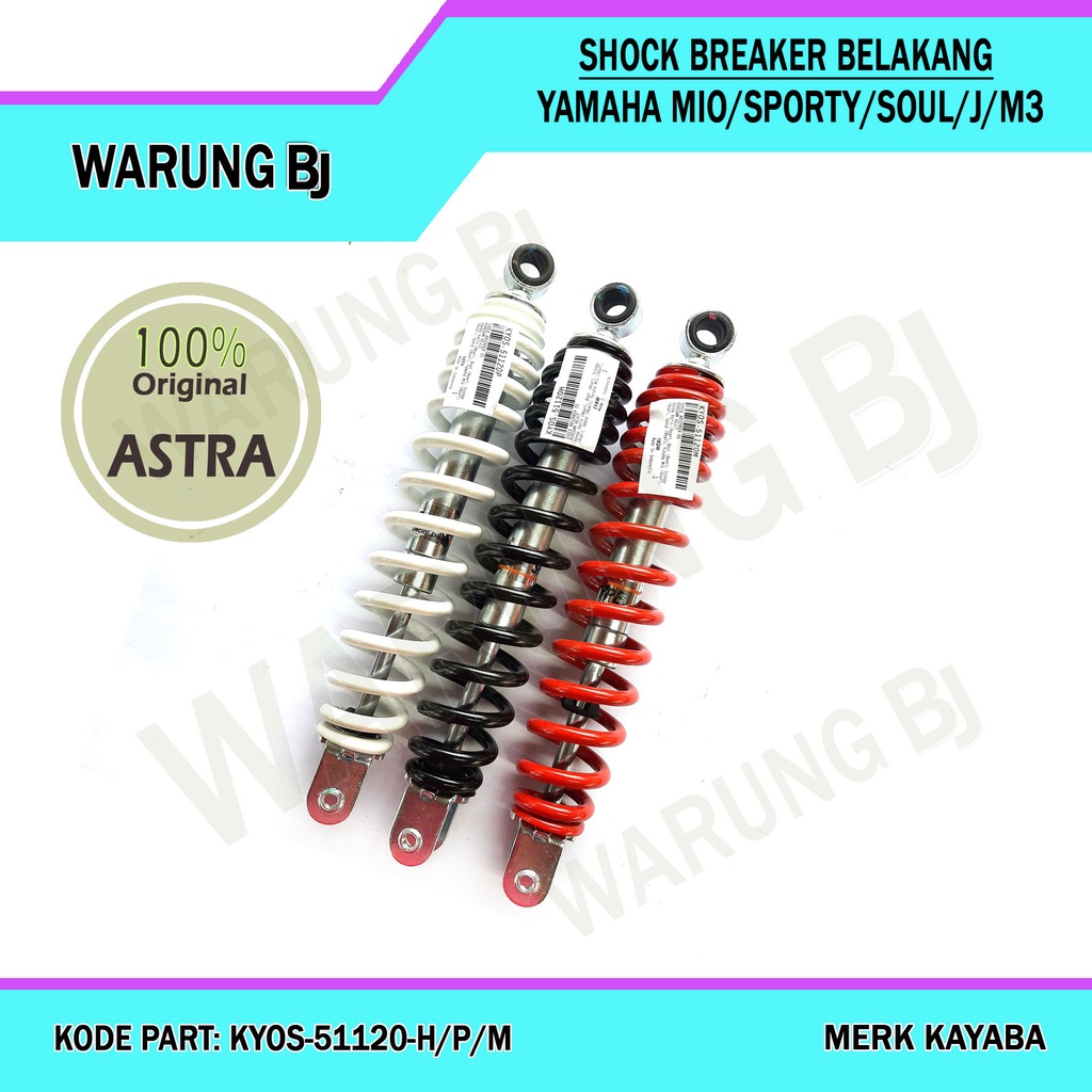Shock Absorber Shock Shockbreaker Belakang Motor Matic Mio Mio J M3 Kayaba 5112