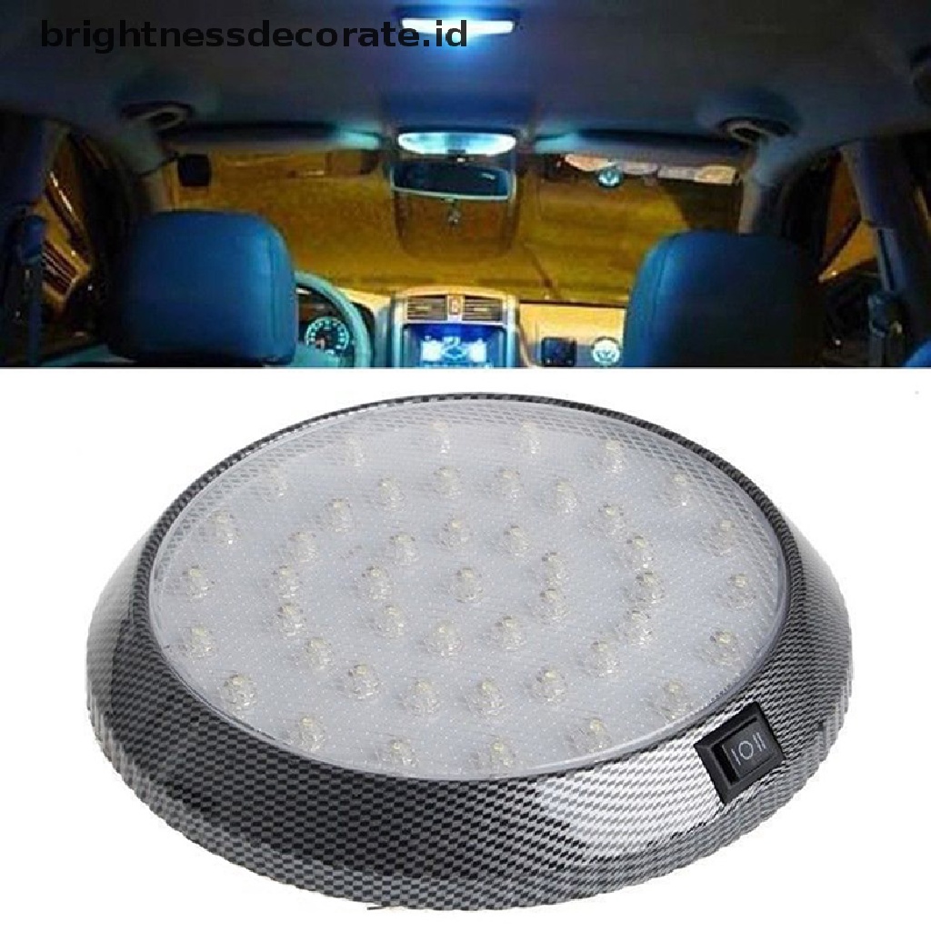 Lampu 46 Led Warna Putih Untuk Interior Atap Mobil