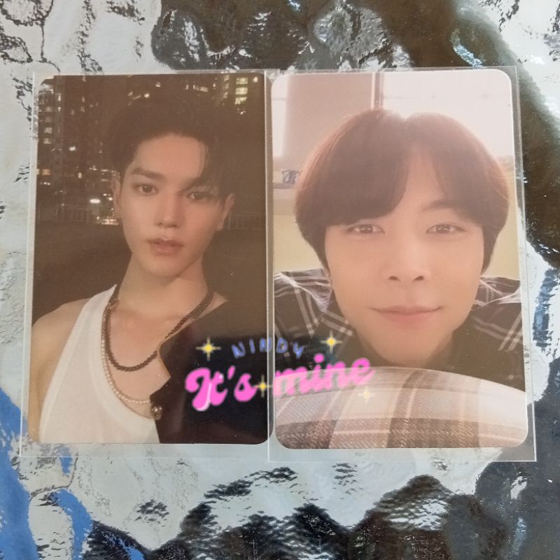 Photocard official Taeyong Johnny sticker Seoul city Jewel dora kutang ty nct 127