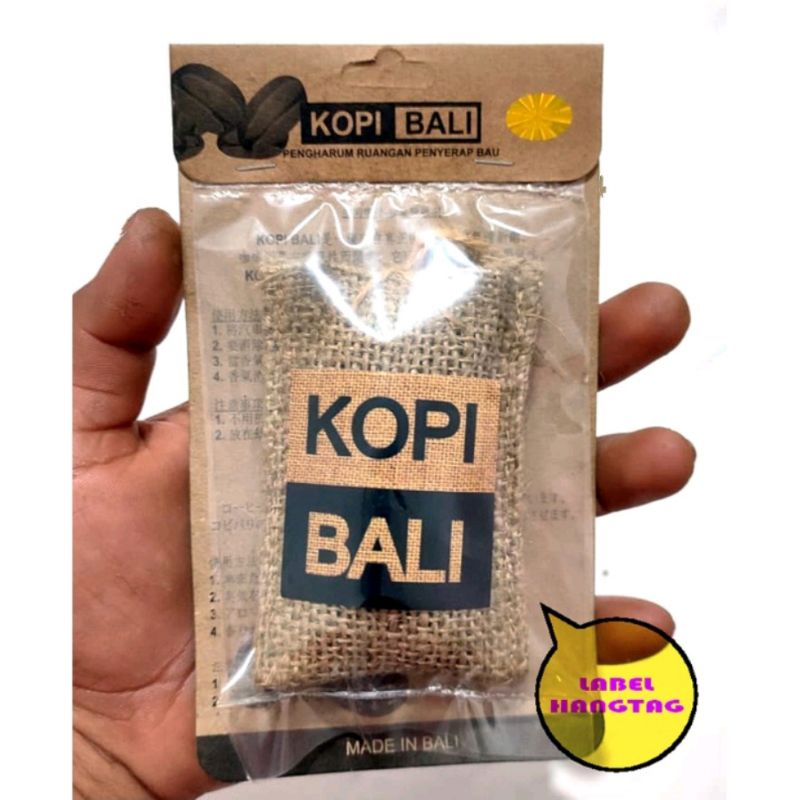 (5 𝕬𝕽𝕺𝕸𝕬) PARFUM KOPI BALI Uk6x9Cm Original (LOGO STIKER) TERMURAH