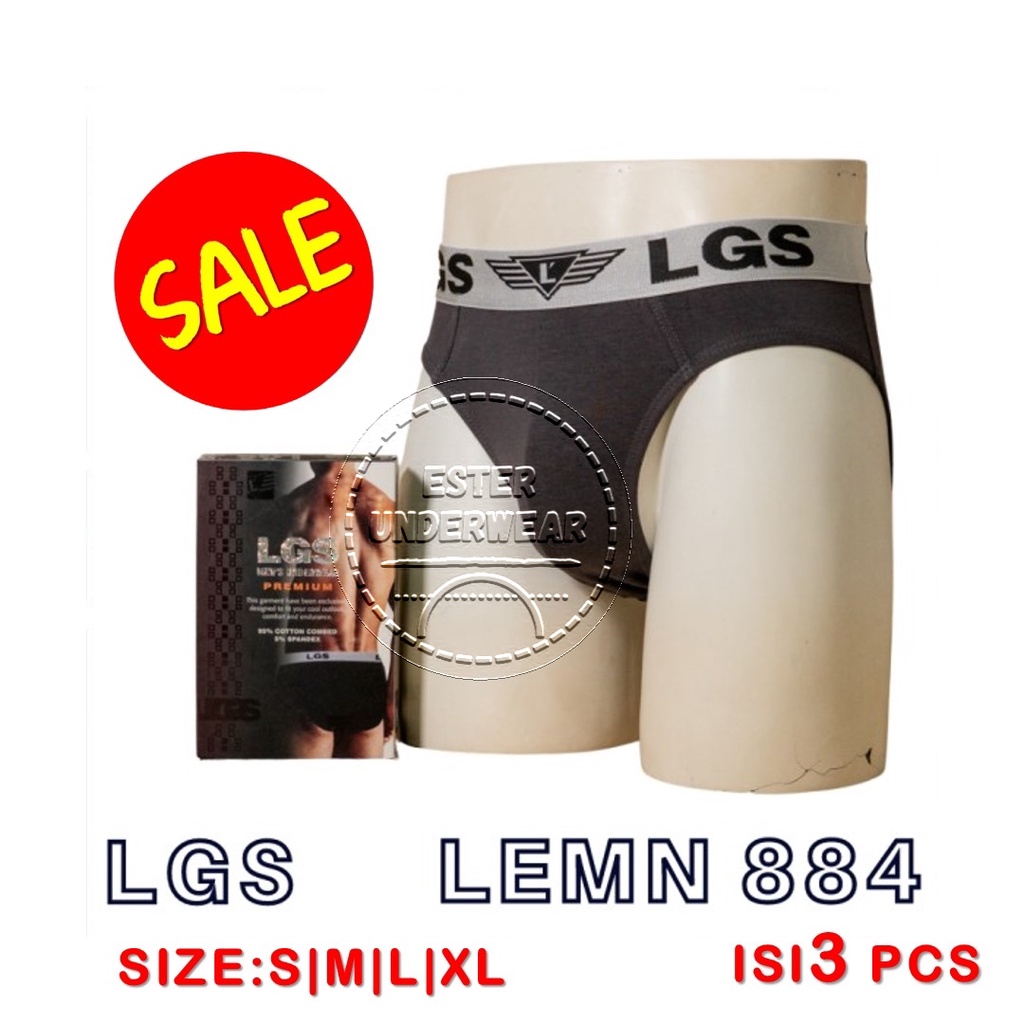 Celana Dalam LGS 884 ISI 3PCS|BRIEF LGS PREMIUM