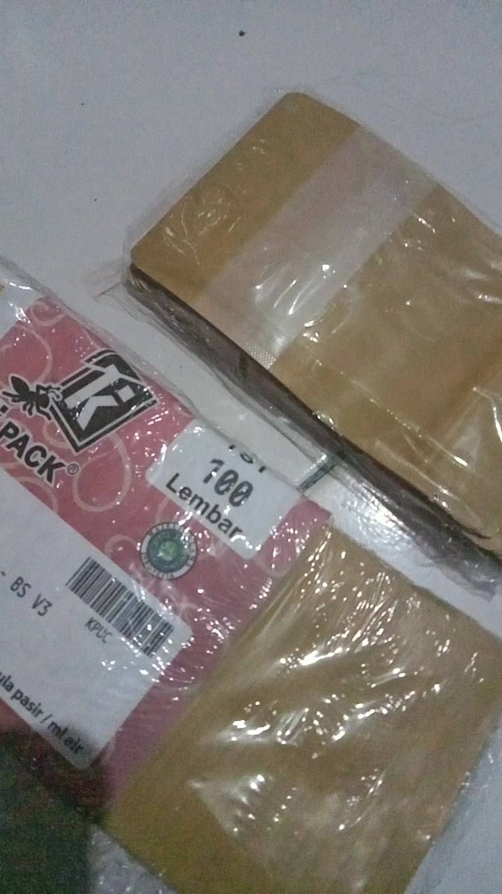 Standing Pouch Window Eco Mini 150 9x15 Kemasan Jendela Kantong Klip Masker Packaging Coklat