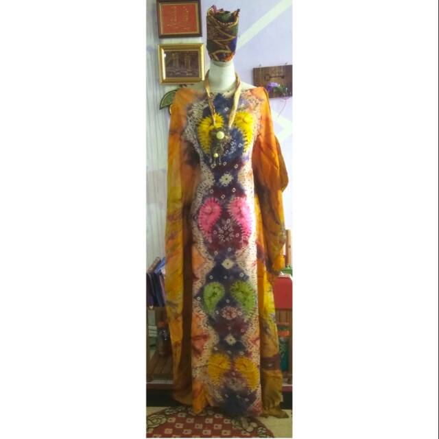 Jumputan Palembang 3 meter seri pola keong