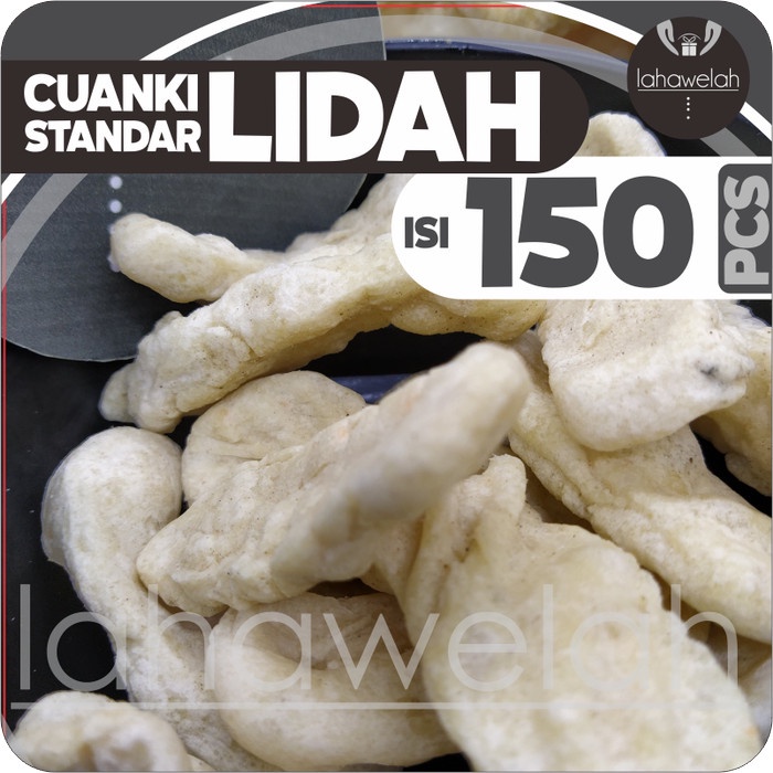 

150pcs LIDAH Cuanki Batagor bahan Pelengkap Boci seblak dan cuanki - TANPA Bublewrap - BARU