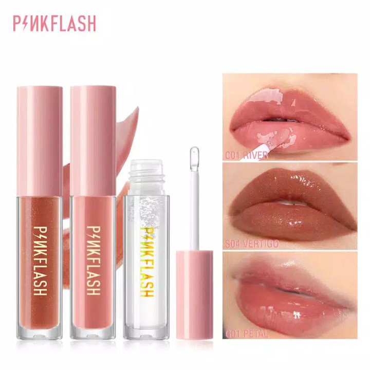 PINKFLASH Ohmygloss Lip Gloss Pelembab Bibir