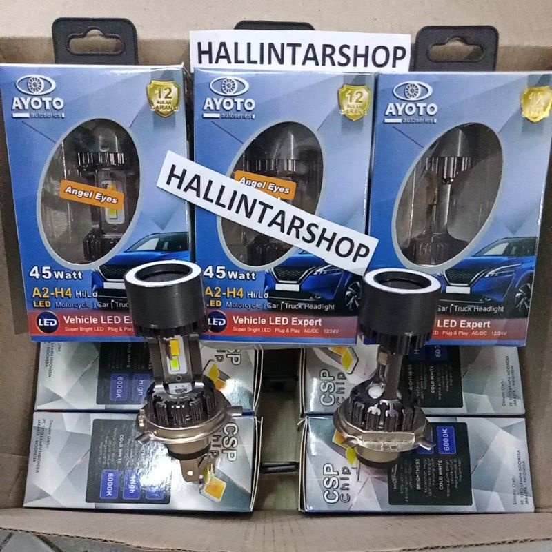 AYOTO A2-H4 Warna Putih KUNING PNP 45 Watt 100% ORI