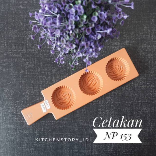 Cetakan Kue Bangkit Bulat Malaysia/ Cetakan Kye Kacang / Kue Satu / Import Malaysia No.153
