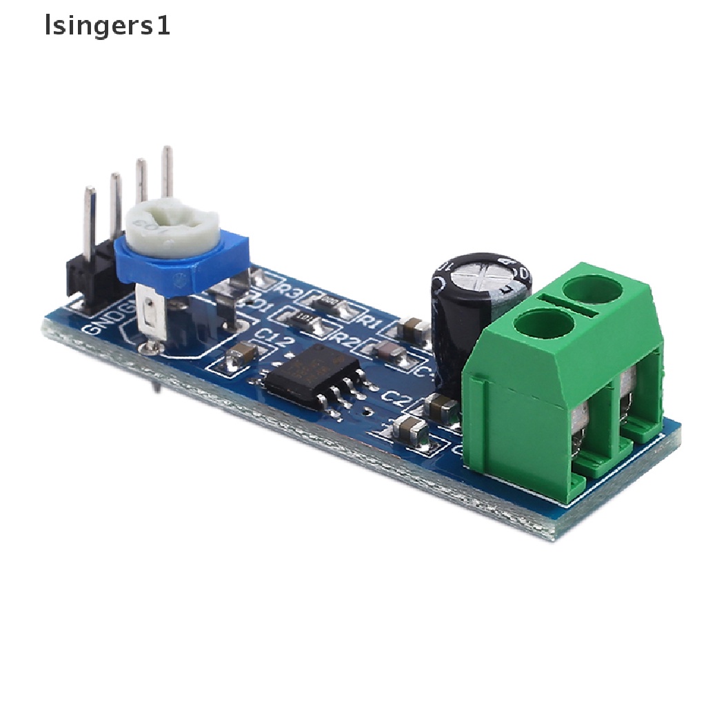 (lsingers1) Lm386 Modul Board Amplifier Audio HIFI Mini DC 5V-12V DIY