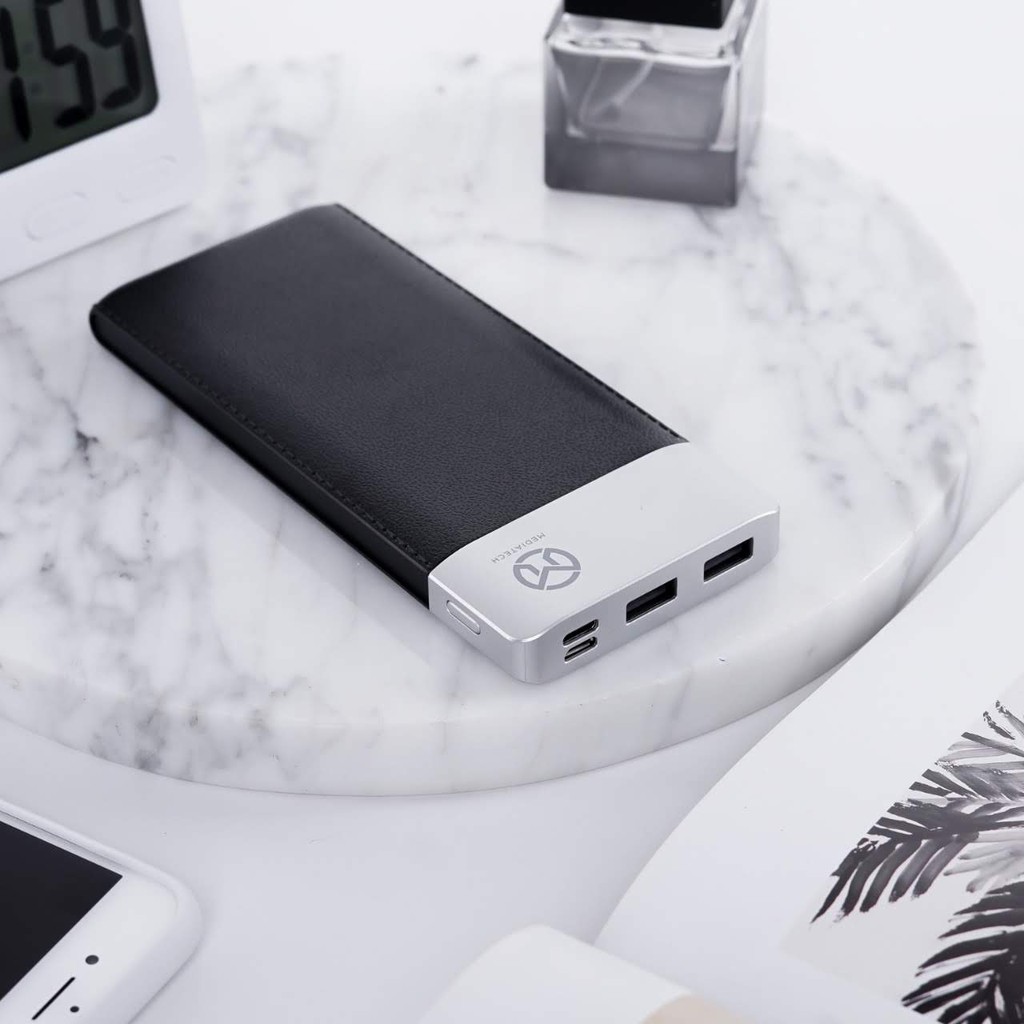 Powerbank murah Leather PW 502 10000mAh mediatech  - 63937