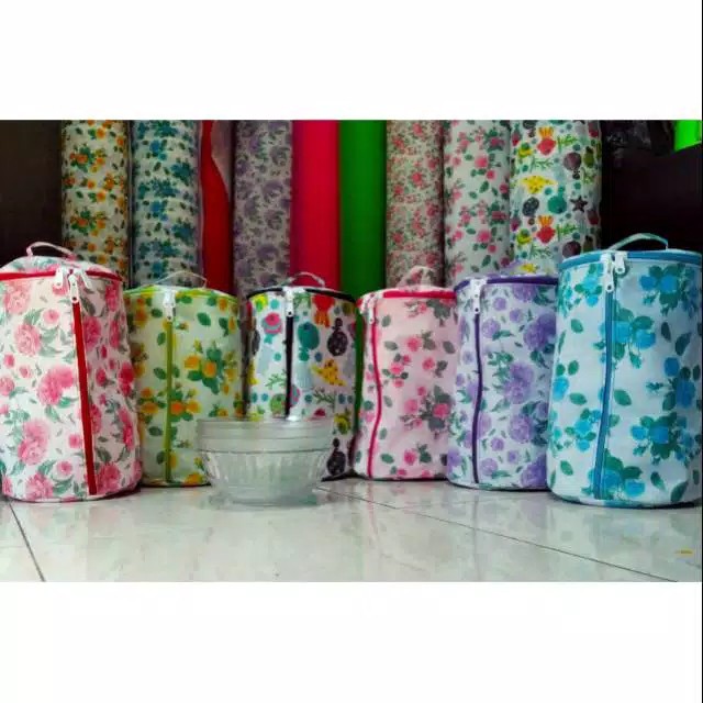 Tas Piring/tempat Piring Dua Lapis