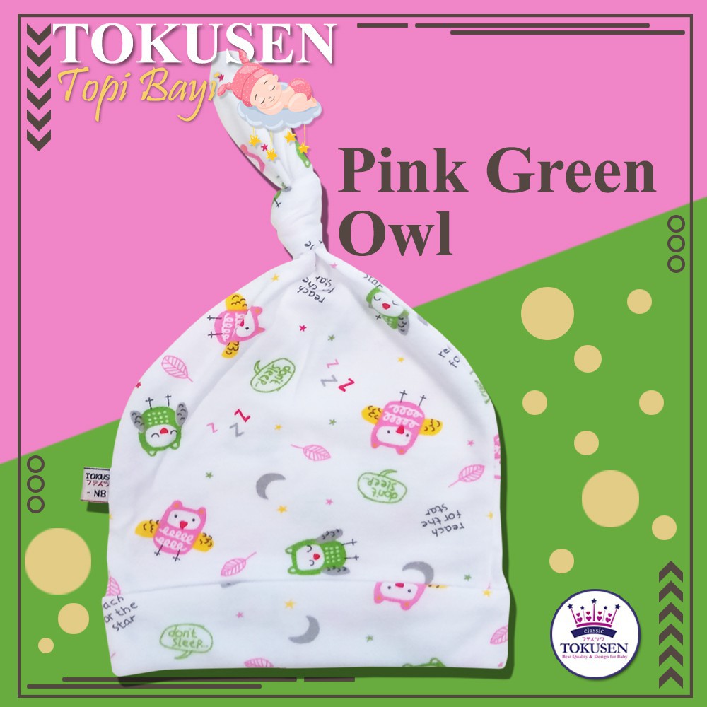 TOKUSEN Newborn Baby Hat MOTIF Topi Bayi Newborn Baby Hat alt