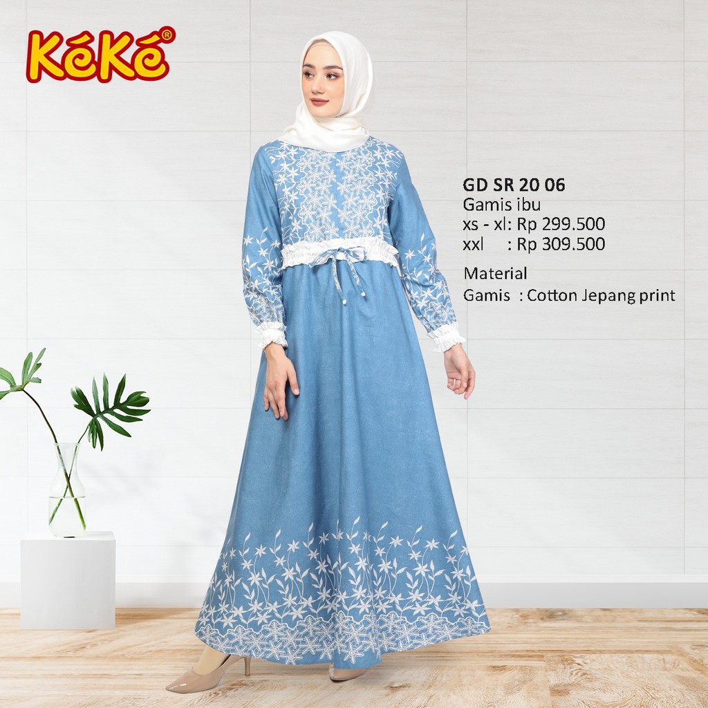 SALE Gamis dewasa keke GDSR 20 06 Size XS