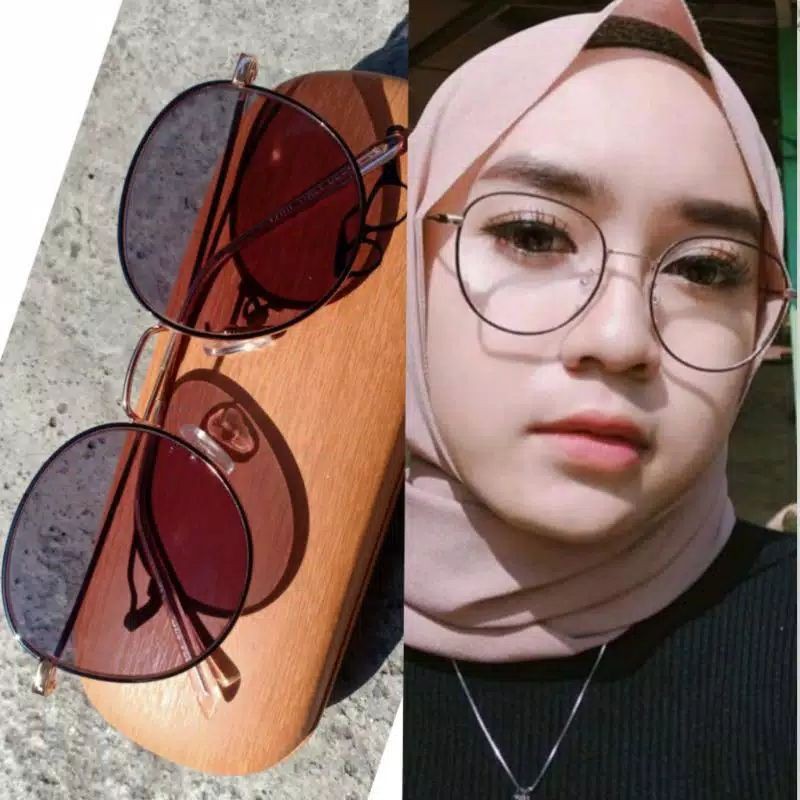 kacamata frame paket minus normal cylinder  photocromic 6324