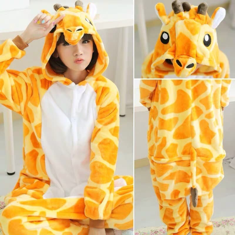 BAJU ONESIE BONEKA SINGA LION DEWASA PIYAMA KOSTUM - SIZE M Panda Rainbow Dewasa Unicorn Babi B H4C0