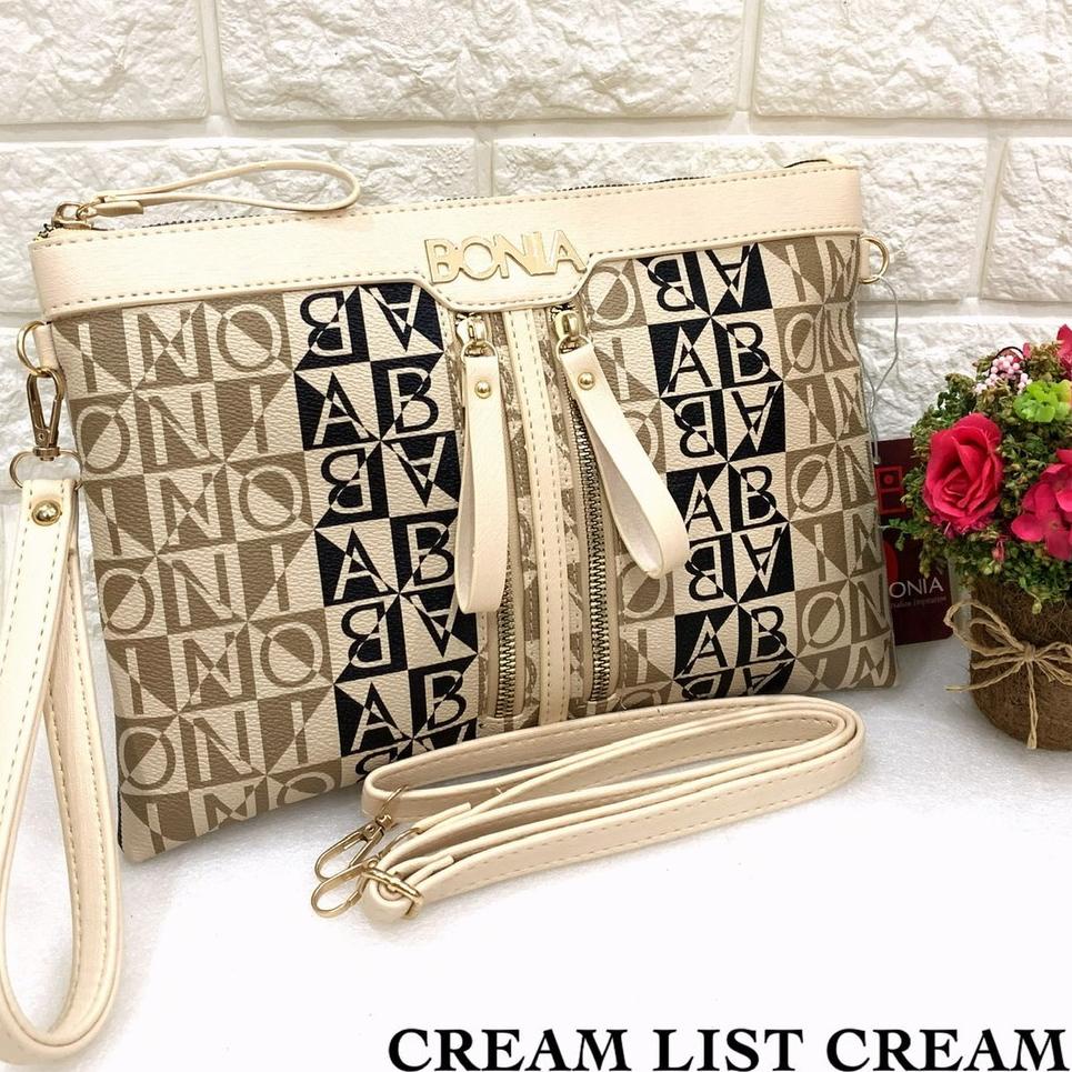 ● Clutch Wanita Bonia GT I Tas Selempang Super Premium I Sling Bag Import ♪