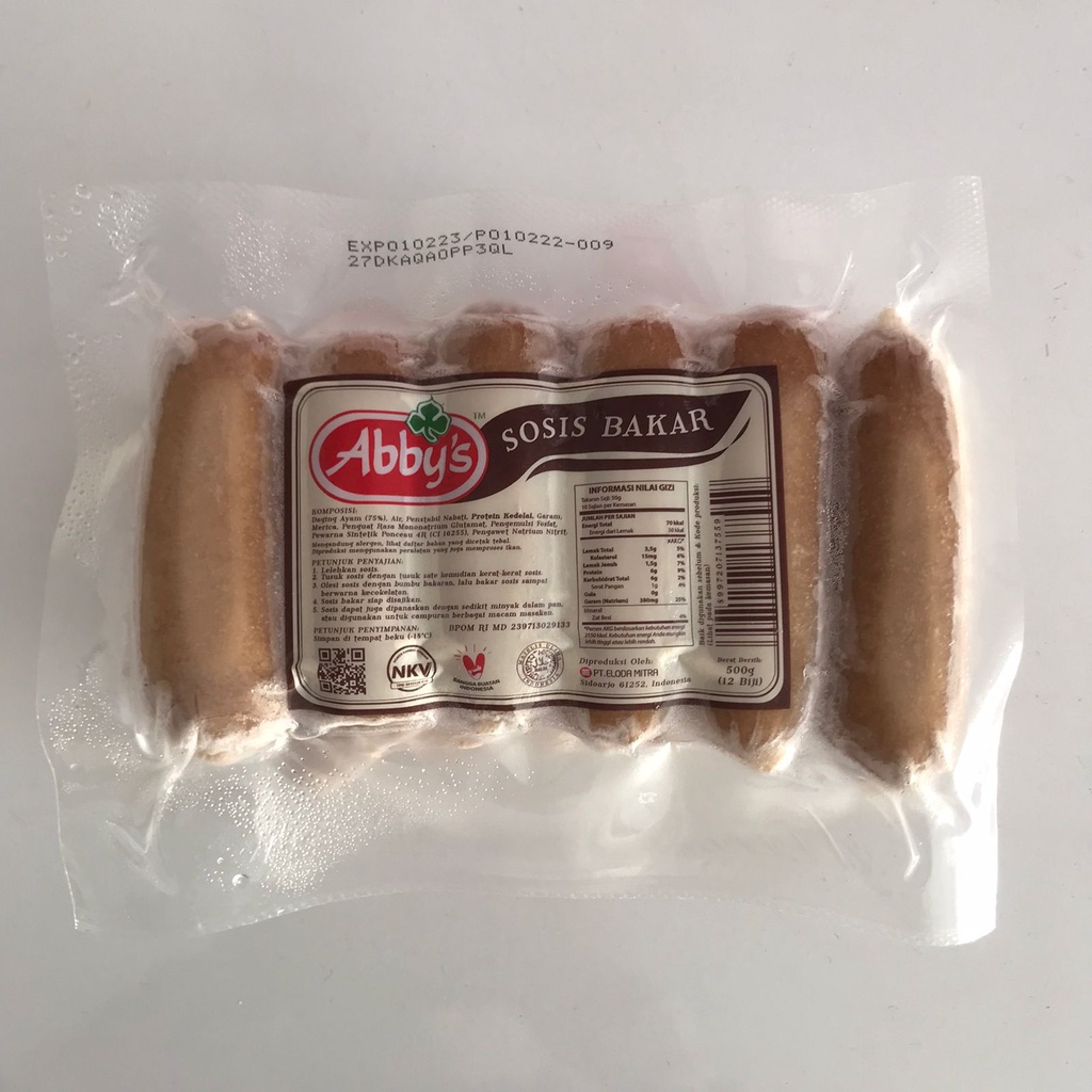 Abbys Sosis Bakar [500 gr]