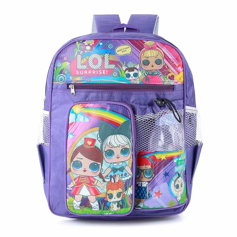 Tas Backpack Anak Perempuan Terbaru | Ransel Anak Sekolah PAUD TK Karakter LOL Cantik