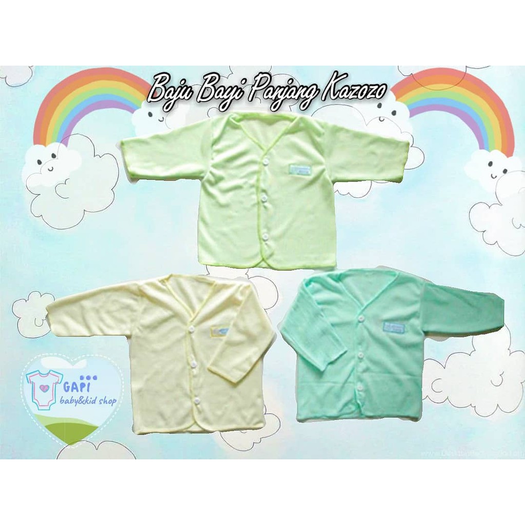 KAZOZO PAKAIAN BAYI (BAJU LENGAN PANJANG)