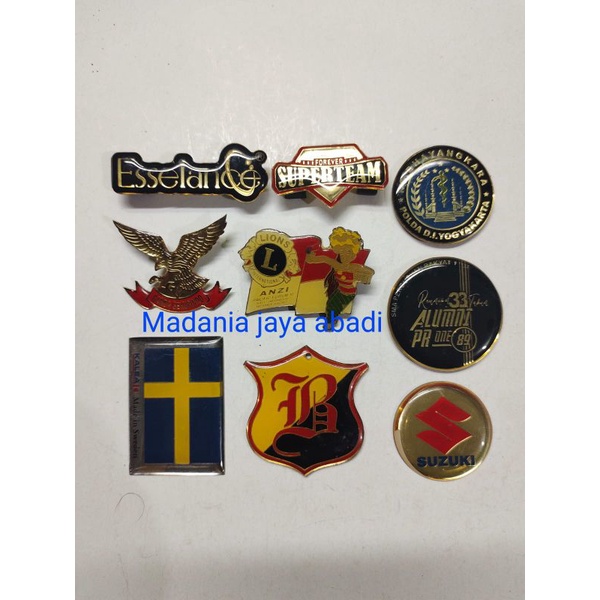 pin magnet custom lapis resin/pin kuningan lapis resin
