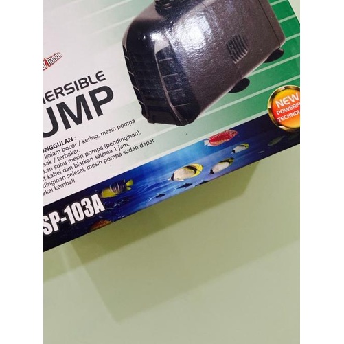 ♣ POMPA CELUP AQUARIUM HIDROPONIK SPA SP-103A SUBMERSIBLE PUMP ➶