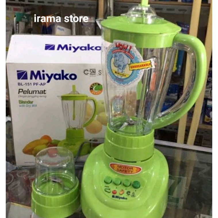 Blender Miyako BL 151 PF AP Blender Miyako Plastik 1.5 Lt 2 in 1