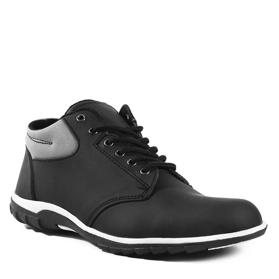 sepatu pria kickers warior casual formal hitam / coklat