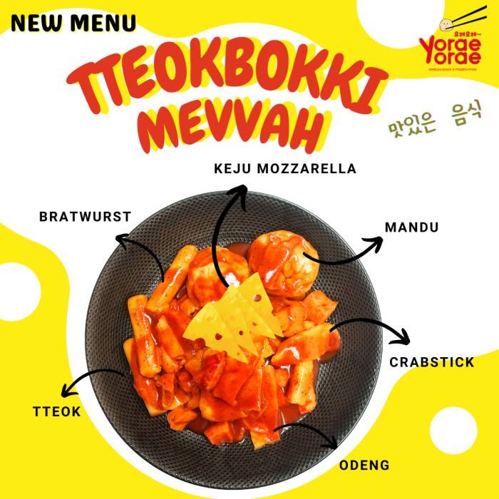 

⭐ COD ⭐ [NEW MENU] TTEOKBOKKI MEVVAH dengan topping komplit ala mukbang korea - Tokpoki Mevvah, No Twigim