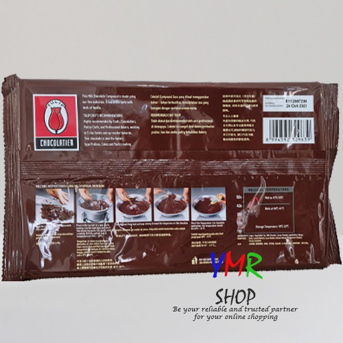 Tulip MILK Chocolate Compound Premium Bahan Kue 1Kg Coklat Batang Batangan Cokelat