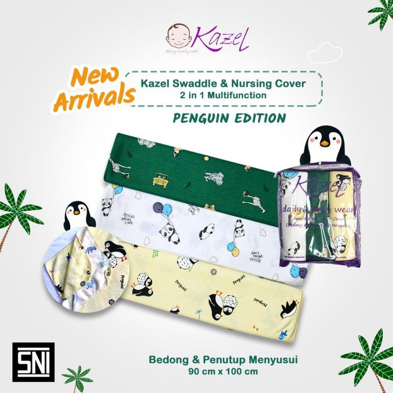 KAZEL Bedong 2 in 1 Swaddle &amp; Nursing Cover