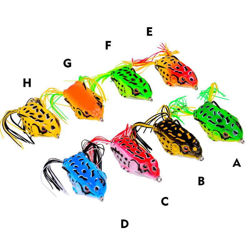 Umpan Pancing Fishing Lure permukaan softlure soft frog gabus toman top water kodok katak UL