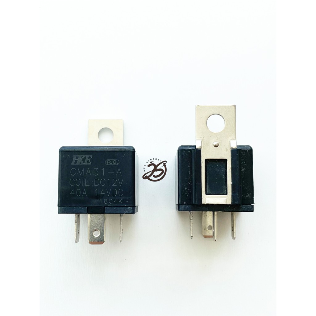 RELAY MOBIL 12V 4PIN (1BUAH) CMA31-A 40A RELAY MOBIL 12V 4 KAKI HKE ASLI