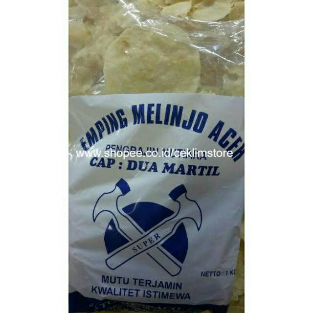 

Emping Melinjo Aceh Cap 2 Martil 1 Kg Asli Gratis bubble wrap dan Kardus