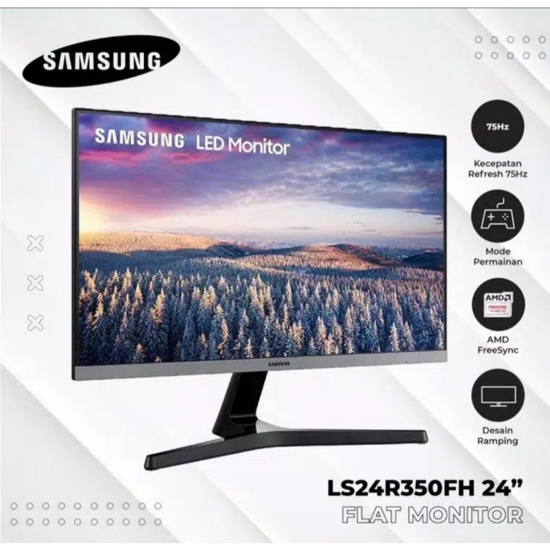 Monitor LED Samsung LS24R350 / S24R350 IPS 75Hz Freesync FHD FHEXXD