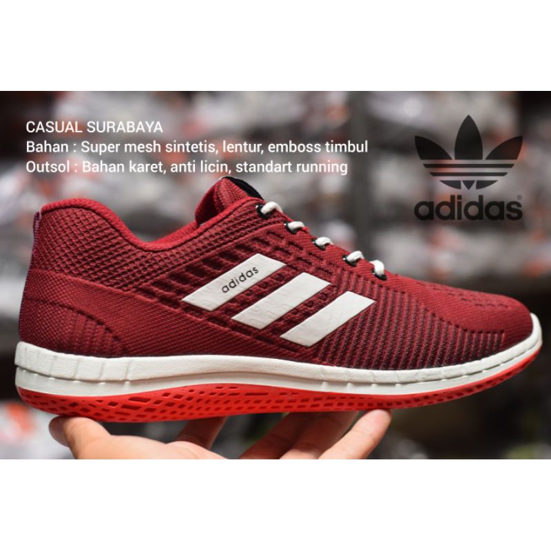 MERAH MAROON @ Sepatu Adidas Neo Pria Wanita Sepatu Olahraga Sepatu Santai