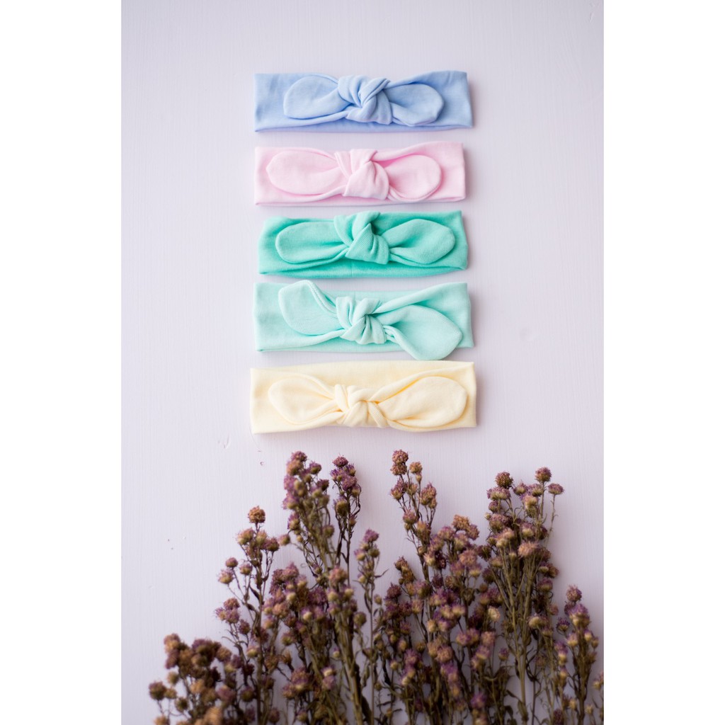 BASIC SOLID COMPACT BOOGY BABY  BANDANA 0-1 Tahun