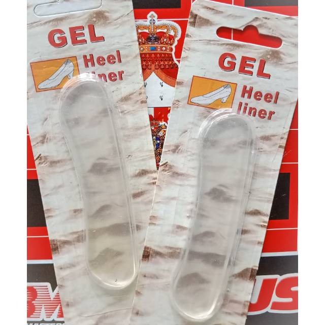 Heel liner Silicone Gel belakang sepatu shoe gel pelindung tumit punggung pad sepatu