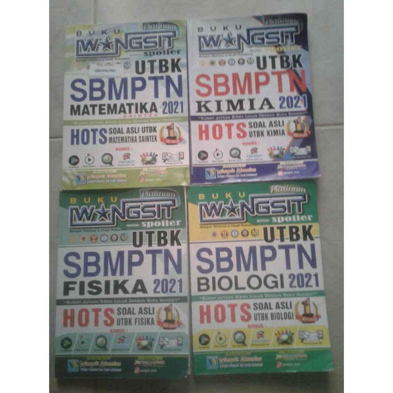 Preloved Buku SBMPTN Wangsit Saintek 2021