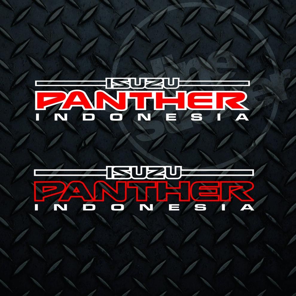 Sticker izusu Panther menyala untuk mobil kaca depan (KODE 6184)