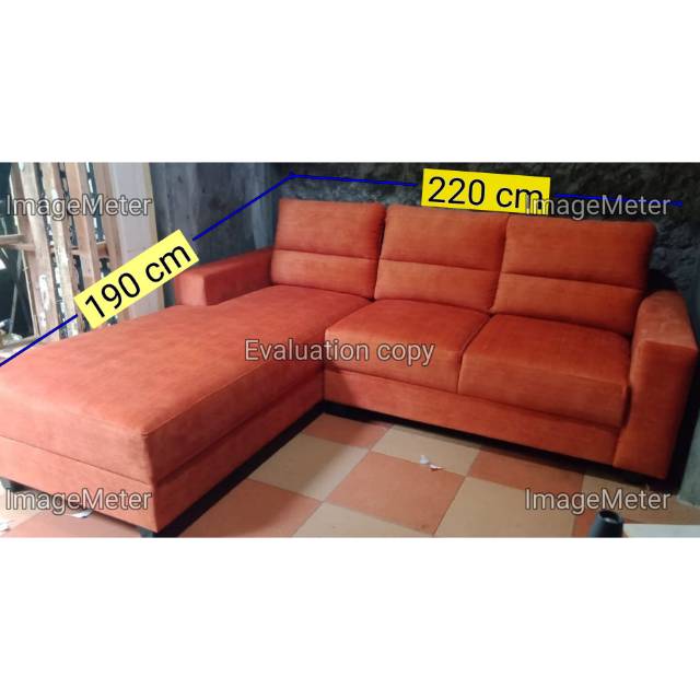 Sofa minimalis, sofa scandinavia, sofa L di semarang