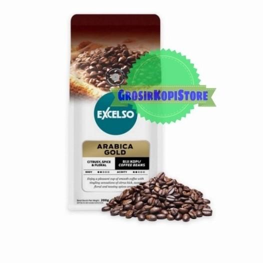 

Excelso Kopi Biji Arabica Gold 200Gram