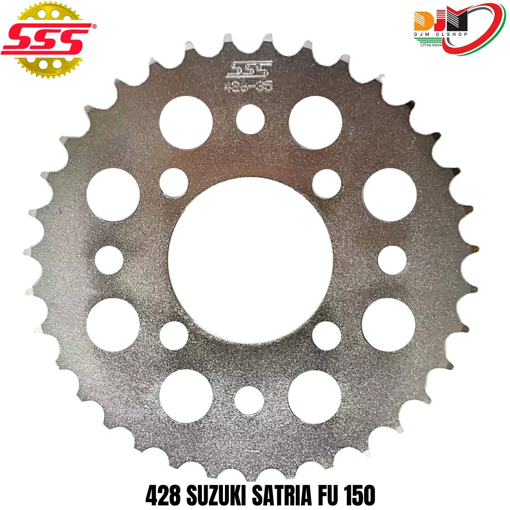 SSS Gear 428 Belakang Suzuki Satria Fu 150