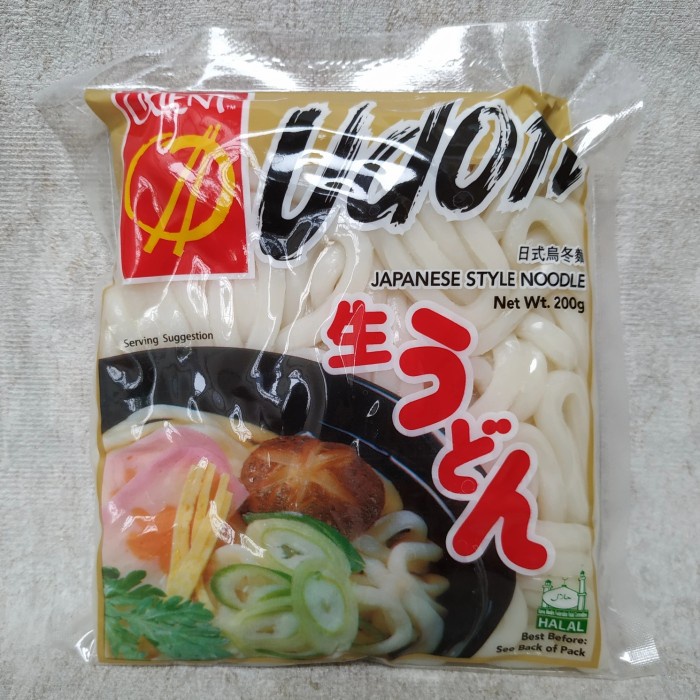 

impor-mie- orient mie udon 200gr / japanese style noodle / mie basah matang -mie-impor.