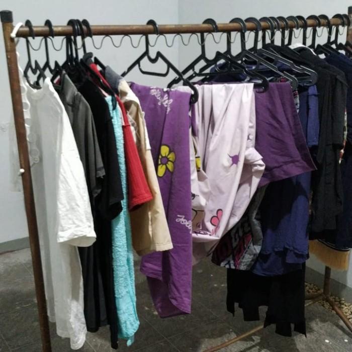 Gawang Gantungan Baju Model Bongkar Pasang Custom