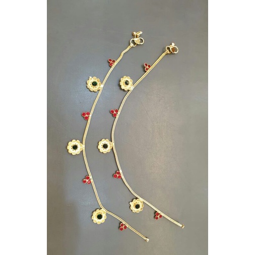 gelang kaki ala india/fashion gelang kaki wanita india/aksesoris gelang kaki/gelang kaki wanita indi