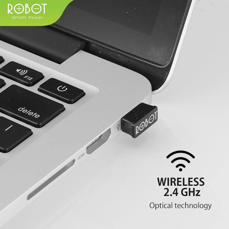 Robot M220 Mouse Wireless 2.4G Optical USB