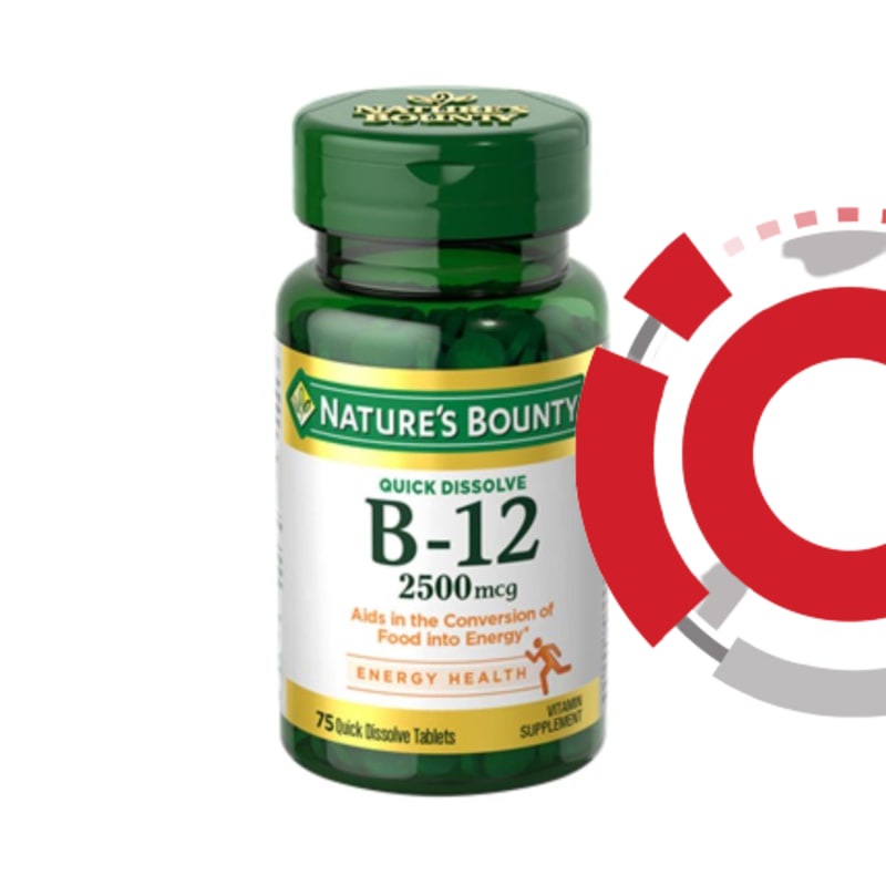 NATURE'S NATURE NATURES BOUNTY VITAMIN B12 VIT B12 2500MG 2500 MG 300