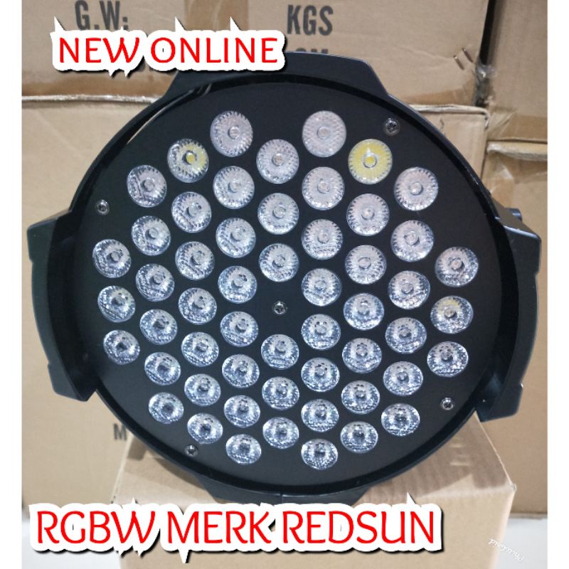 PAKET 10 PARLED RGBW MERK REDSUN PLUS MIXER DMX 512 REDSUN