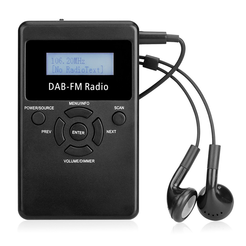 Digital DAB FM RDS Radio Saku Digital DAB Stereo Lossless Receiver Portabel | Shopee Indonesia