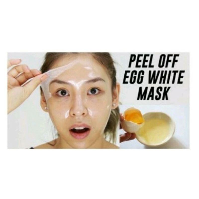 `ღ´ PHINKL `ღ´ Masker Cocote egg white Peel Off masker putih telur bahan organik tarik